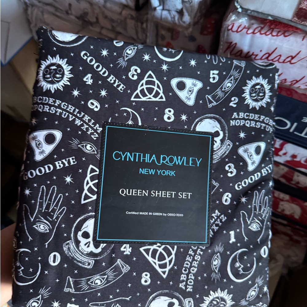 Halloween Queen  ouija bed sheets